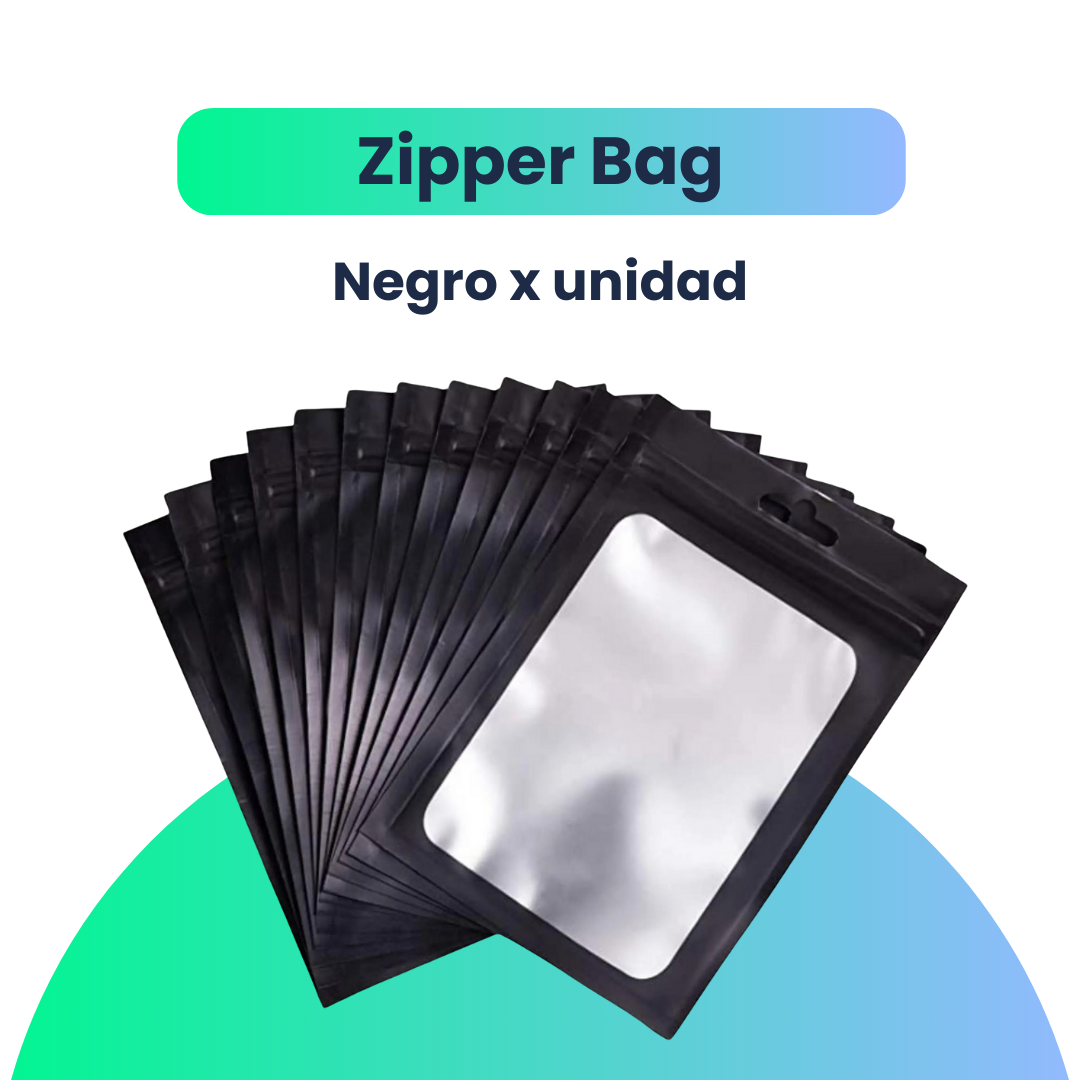 Zipper Bag p. Fundas - Black