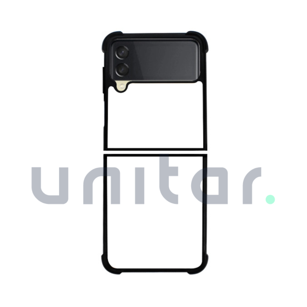 Funda p. Sublimar - Z Flip 3 5G TPU : NEGRO