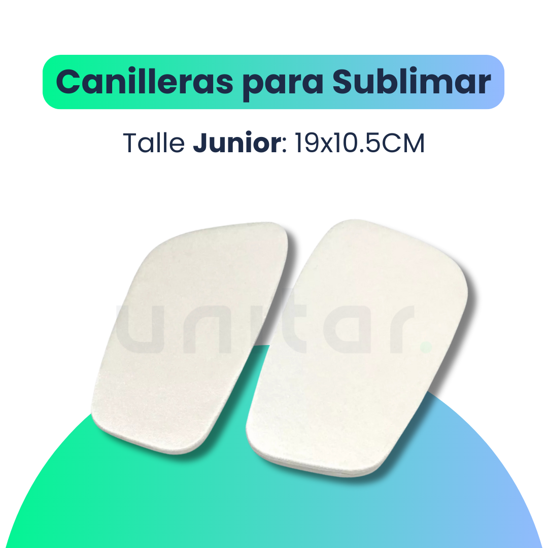 Canillera Sublimable - Talle JUNIOR: 19x10.5CM