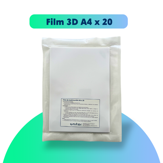 Film Para Sublimar 3D A4 x 20 Hojas