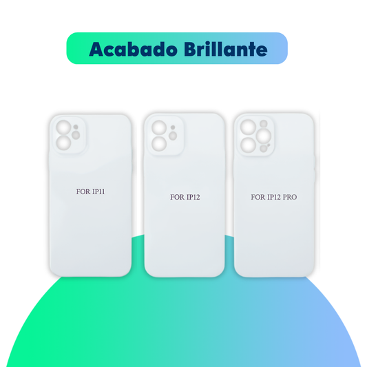 Funda sublimable 3D Rigida -  iPhone Serie 11-12 - Brillante