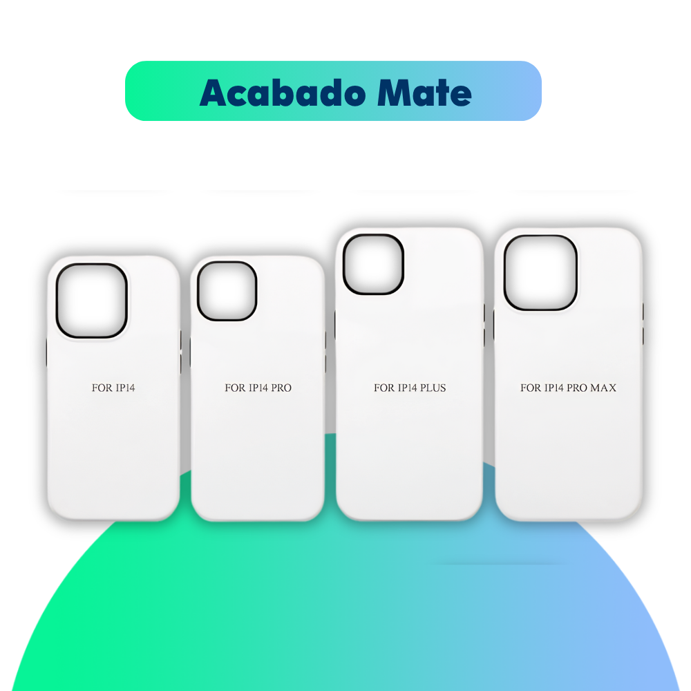 Funda sublimable 3D 2 en 1 -  iPhone Serie 14 - Mate