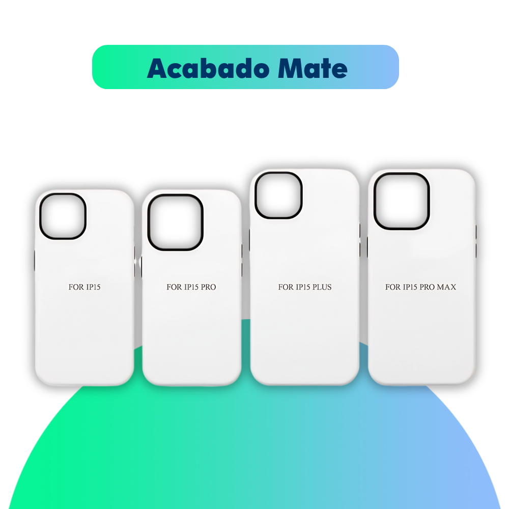 Funda sublimable 3D 2 en 1 -  iPhone Serie 15 - Mate
