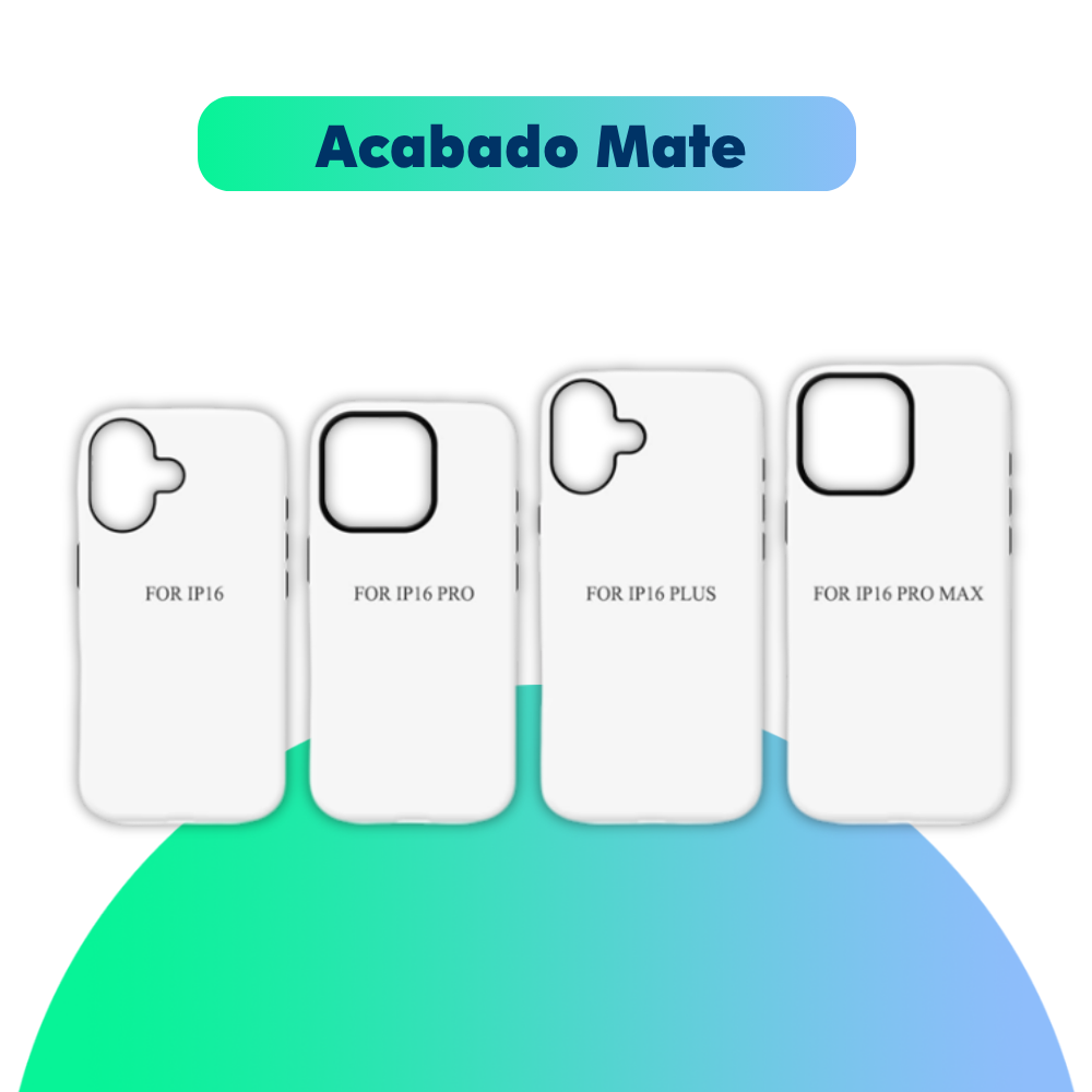 Funda sublimable 3D 2 en 1 -  iPhone Serie 16 - Mate