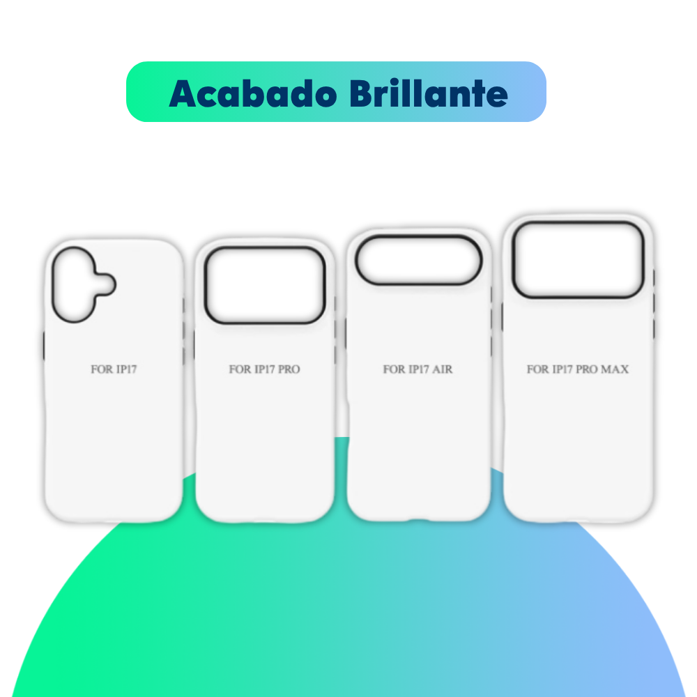 Funda sublimable 3D 2 en 1 -  iPhone Serie 17 - Brillante