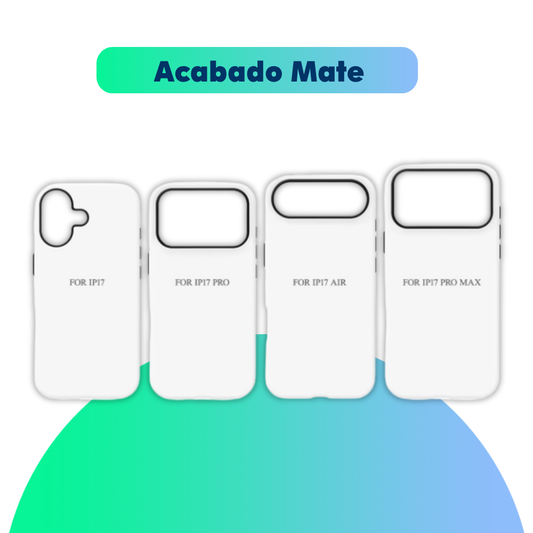 Funda sublimable 3D 2 en 1 -  iPhone Serie 17 - Mate