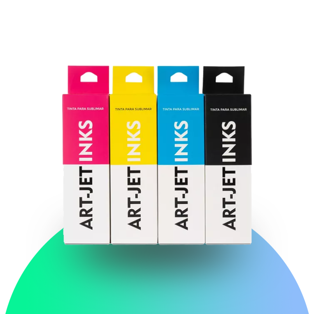 Set de Tintas para sublimar ART-JET 100ml x4 (CMYK)